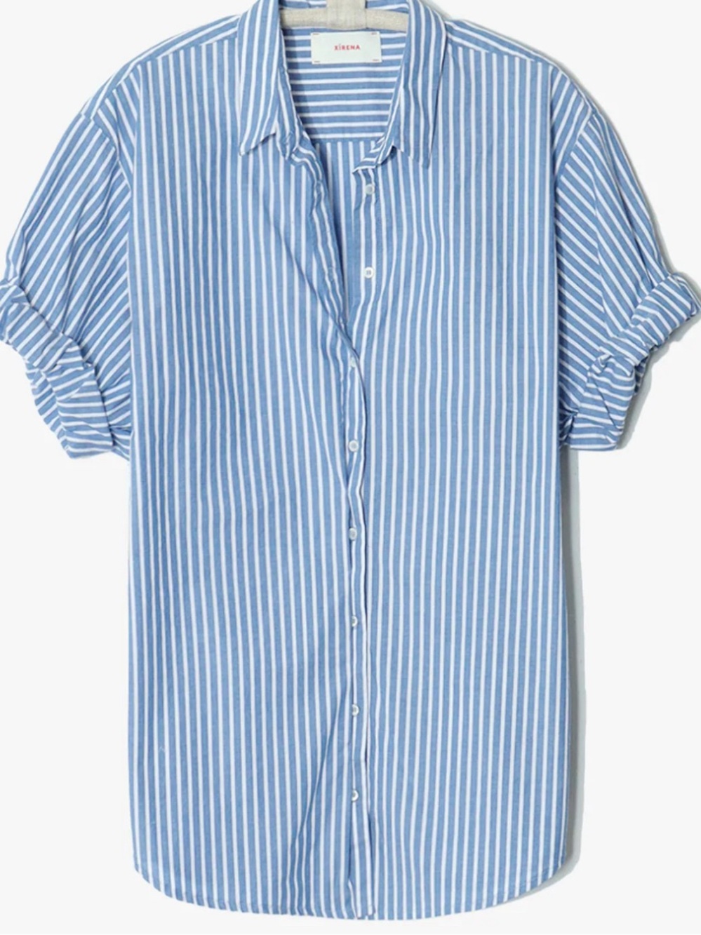 Xirena Channing Shirt In Sail Blue Size: S